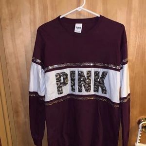Vs pink bling shirt
